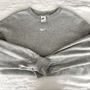 oversized Nike crew neck